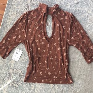 Free People high neck top